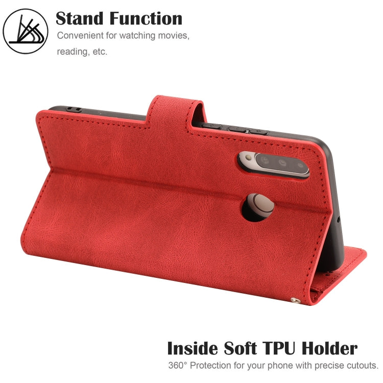 For Huawei P30 Lite / nova 4e Fantasy Classic Skin-feel Calfskin Texture Magnetic Buckle Horizontal Flip PU Leather Case with Holder & Card Slot & Wallet