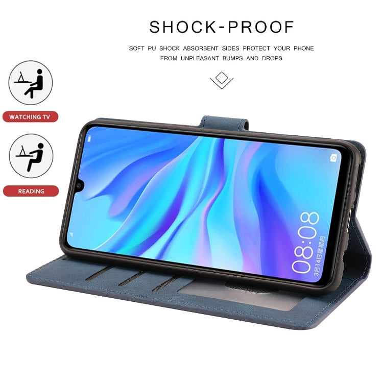 For Huawei P30 Lite / nova 4e Fantasy Classic Skin-feel Calfskin Texture Magnetic Buckle Horizontal Flip PU Leather Case with Holder & Card Slot & Wallet