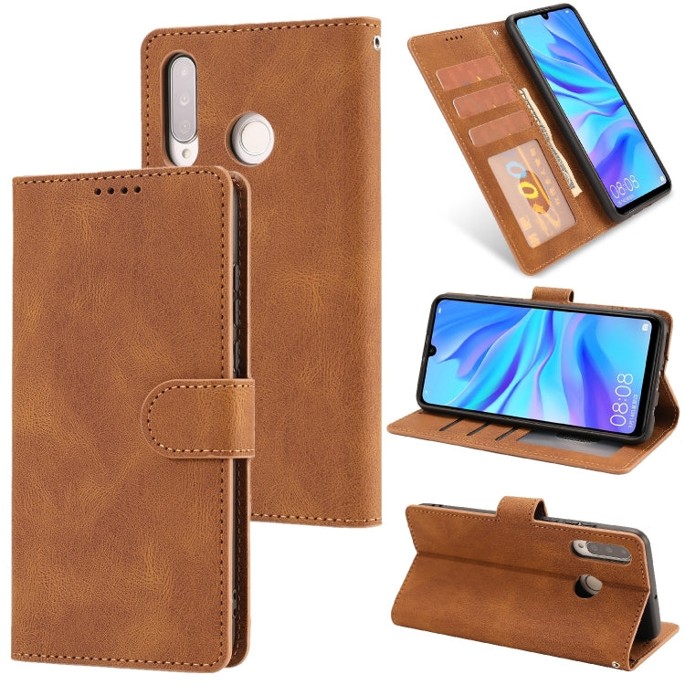 For Huawei P30 Lite / nova 4e Fantasy Classic Skin-feel Calfskin Texture Magnetic Buckle Horizontal Flip PU Leather Case with Holder & Card Slot & Wallet