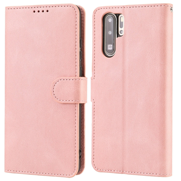 For Huawei P30 Pro Fantasy Classic Skin-feel Calfskin Texture Magnetic Buckle Horizontal Flip PU Leather Case with Holder & Card Slot & Wallet