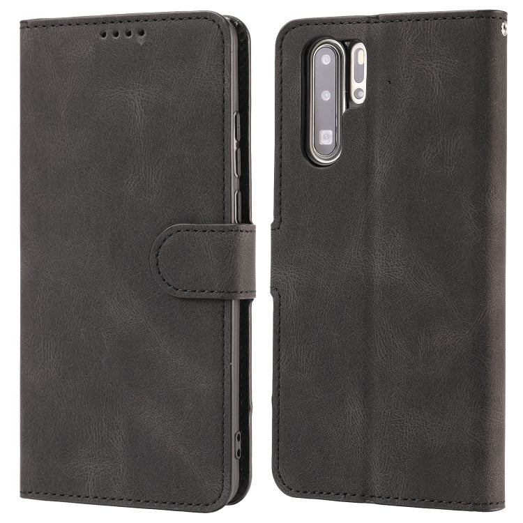 For Huawei P30 Pro Fantasy Classic Skin-feel Calfskin Texture Magnetic Buckle Horizontal Flip PU Leather Case with Holder & Card Slot & Wallet