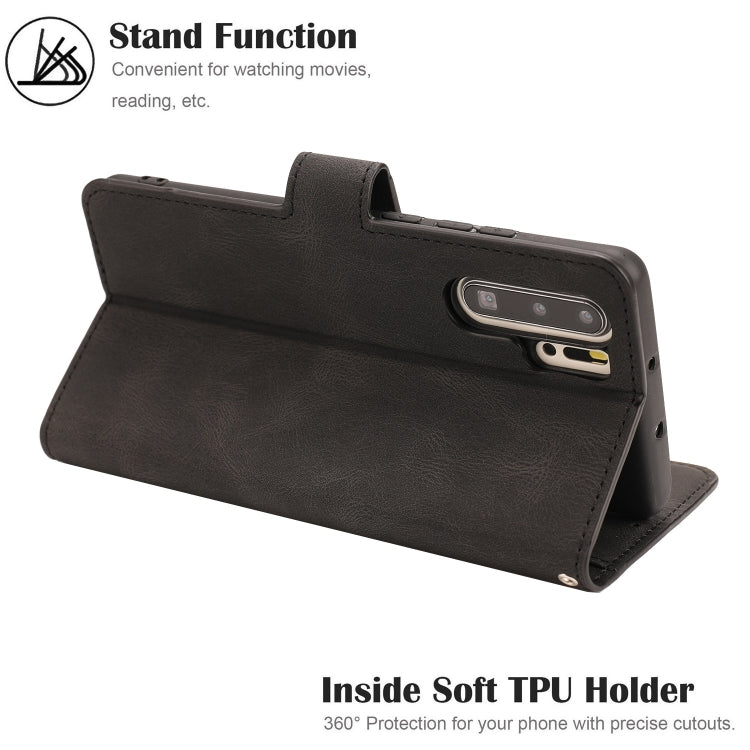 For Huawei P30 Pro Fantasy Classic Skin-feel Calfskin Texture Magnetic Buckle Horizontal Flip PU Leather Case with Holder & Card Slot & Wallet