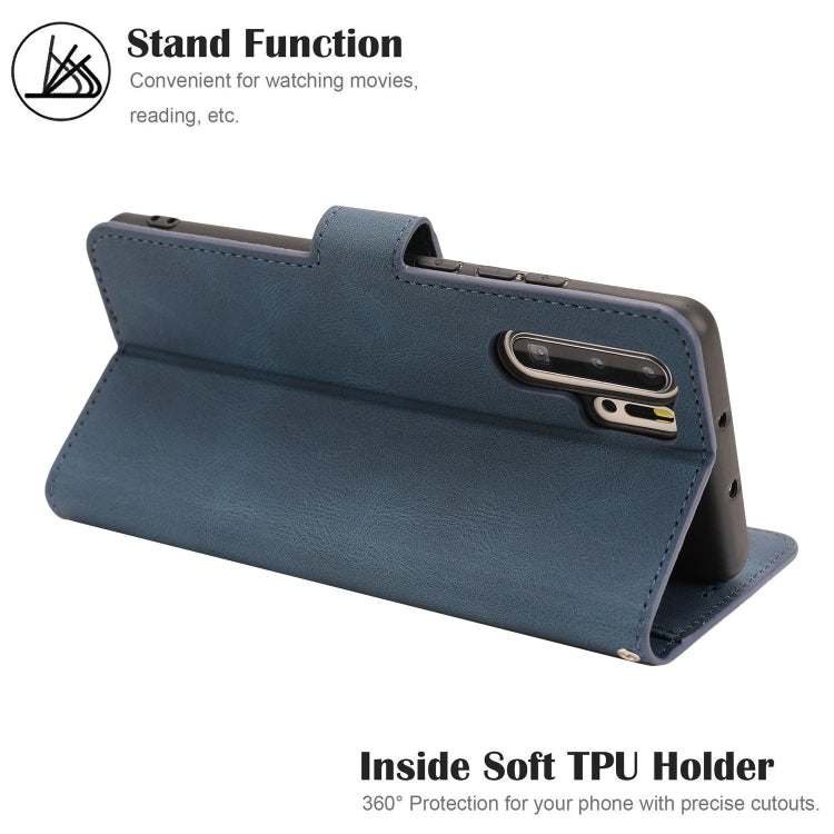 For Huawei P30 Pro Fantasy Classic Skin-feel Calfskin Texture Magnetic Buckle Horizontal Flip PU Leather Case with Holder & Card Slot & Wallet