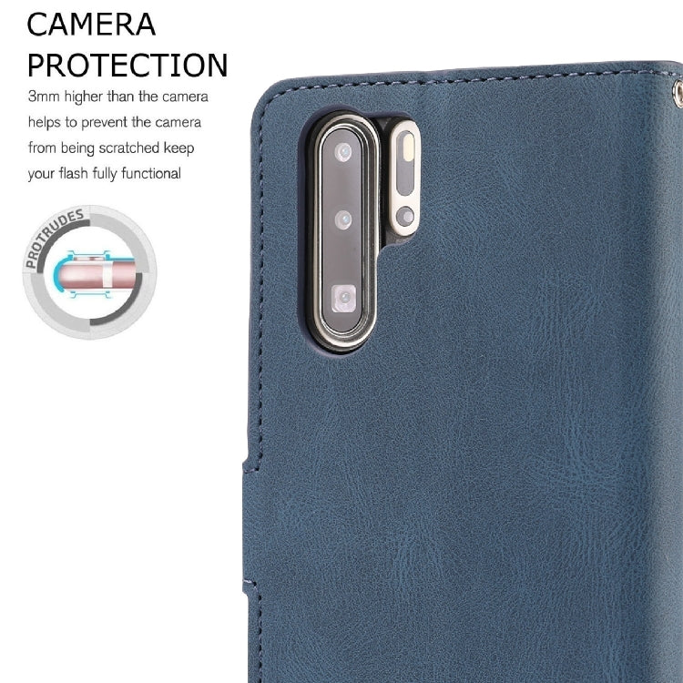 For Huawei P30 Pro Fantasy Classic Skin-feel Calfskin Texture Magnetic Buckle Horizontal Flip PU Leather Case with Holder & Card Slot & Wallet