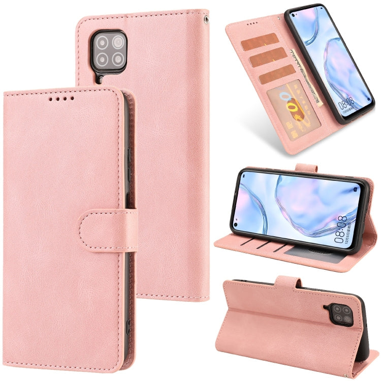 For Huawei P40 Lite / nova 6 SE Fantasy Classic Skin-feel Calfskin Texture Magnetic Buckle Horizontal Flip PU Leather Case with Holder & Card Slot & Wallet
