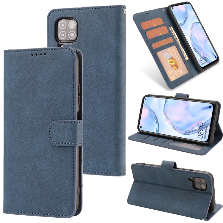 For Huawei P40 Lite / nova 6 SE Fantasy Classic Skin-feel Calfskin Texture Magnetic Buckle Horizontal Flip PU Leather Case with Holder & Card Slot & Wallet