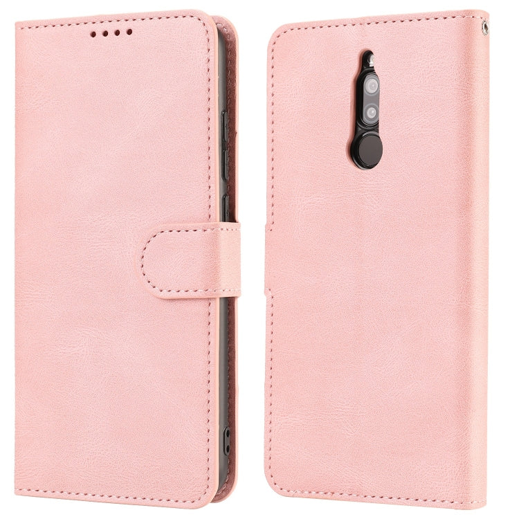 For Xiaomi Redmi 8 Fantasy Classic Skin-feel Calfskin Texture Magnetic Buckle Horizontal Flip PU Leather Case with Holder & Card Slot & Wallet