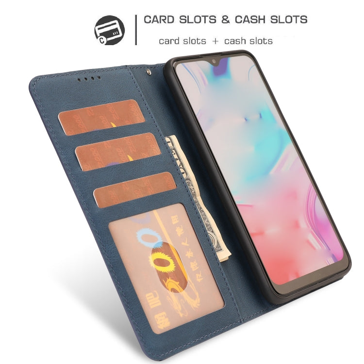 For Xiaomi Redmi 8 Fantasy Classic Skin-feel Calfskin Texture Magnetic Buckle Horizontal Flip PU Leather Case with Holder & Card Slot & Wallet