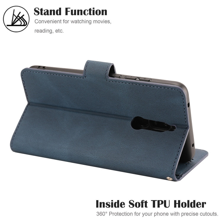 For Xiaomi Redmi 8 Fantasy Classic Skin-feel Calfskin Texture Magnetic Buckle Horizontal Flip PU Leather Case with Holder & Card Slot & Wallet