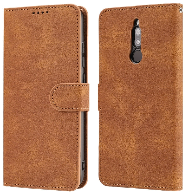 For Xiaomi Redmi 8 Fantasy Classic Skin-feel Calfskin Texture Magnetic Buckle Horizontal Flip PU Leather Case with Holder & Card Slot & Wallet