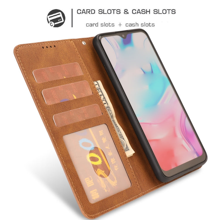 For Xiaomi Redmi 8 Fantasy Classic Skin-feel Calfskin Texture Magnetic Buckle Horizontal Flip PU Leather Case with Holder & Card Slot & Wallet