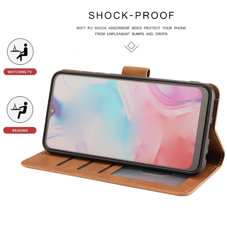 For Xiaomi Redmi 8 Fantasy Classic Skin-feel Calfskin Texture Magnetic Buckle Horizontal Flip PU Leather Case with Holder & Card Slot & Wallet