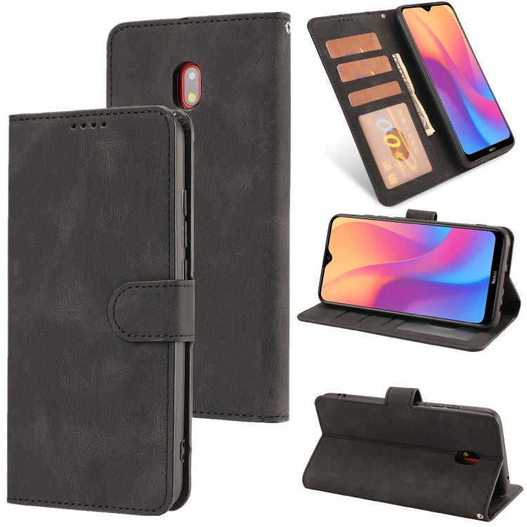 For Xiaomi Redmi 8A Fantasy Classic Skin-feel Calfskin Texture Magnetic Buckle Horizontal Flip PU Leather Case with Holder & Card Slot & Wallet
