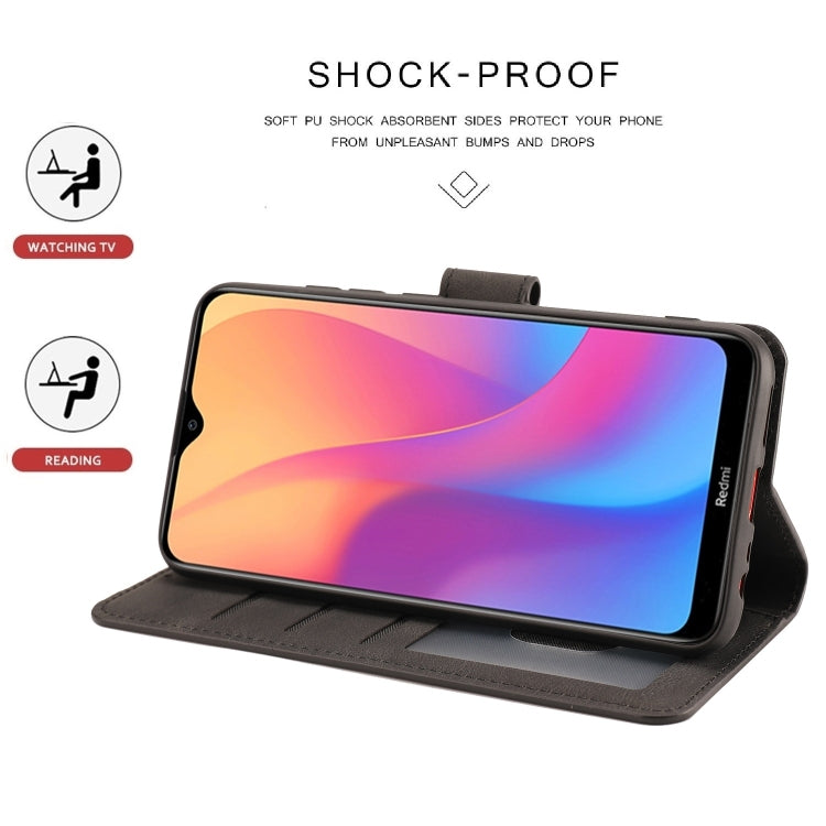 For Xiaomi Redmi 8A Fantasy Classic Skin-feel Calfskin Texture Magnetic Buckle Horizontal Flip PU Leather Case with Holder & Card Slot & Wallet