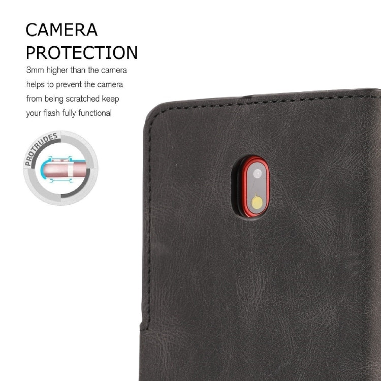 For Xiaomi Redmi 8A Fantasy Classic Skin-feel Calfskin Texture Magnetic Buckle Horizontal Flip PU Leather Case with Holder & Card Slot & Wallet