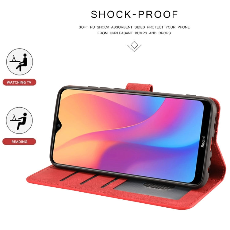 For Xiaomi Redmi 8A Fantasy Classic Skin-feel Calfskin Texture Magnetic Buckle Horizontal Flip PU Leather Case with Holder & Card Slot & Wallet