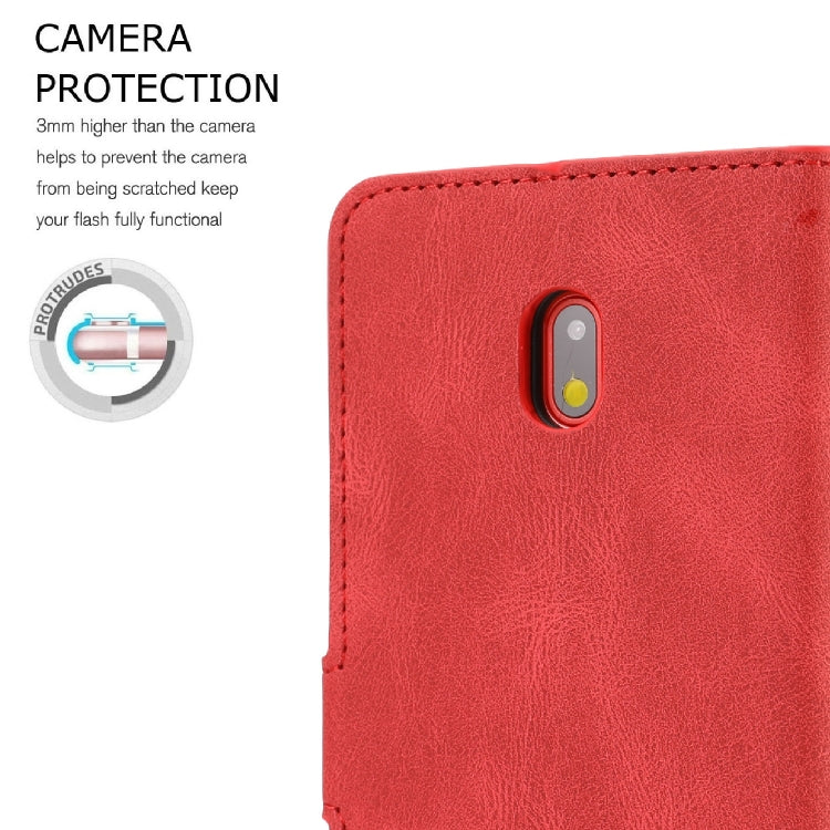 For Xiaomi Redmi 8A Fantasy Classic Skin-feel Calfskin Texture Magnetic Buckle Horizontal Flip PU Leather Case with Holder & Card Slot & Wallet