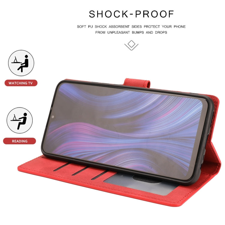 For Xiaomi Redmi 9 Fantasy Classic Skin-feel Calfskin Texture Magnetic Buckle Horizontal Flip PU Leather Case with Holder & Card Slot & Wallet