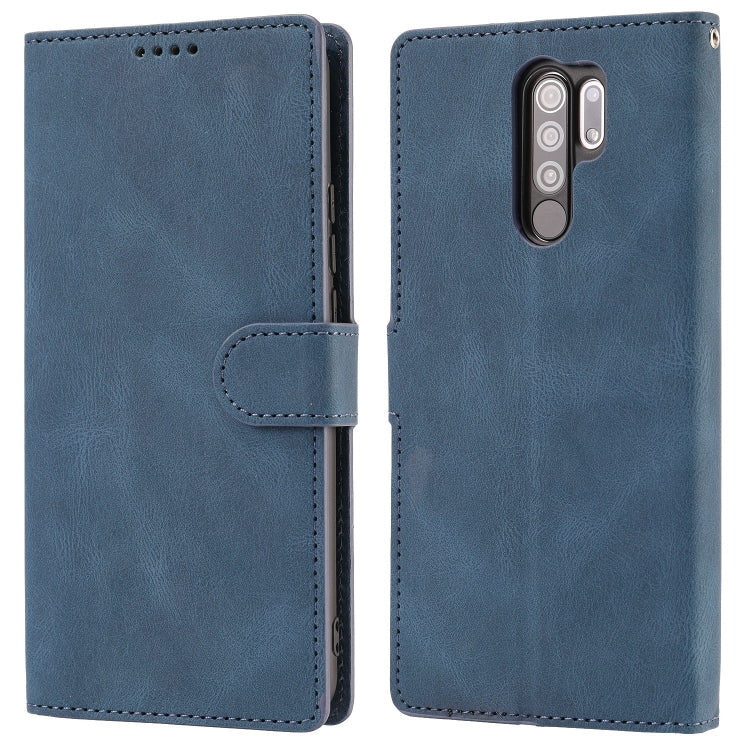 For Xiaomi Redmi 9 Fantasy Classic Skin-feel Calfskin Texture Magnetic Buckle Horizontal Flip PU Leather Case with Holder & Card Slot & Wallet