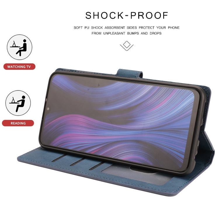 For Xiaomi Redmi 9 Fantasy Classic Skin-feel Calfskin Texture Magnetic Buckle Horizontal Flip PU Leather Case with Holder & Card Slot & Wallet