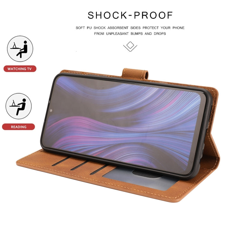 For Xiaomi Redmi 9 Fantasy Classic Skin-feel Calfskin Texture Magnetic Buckle Horizontal Flip PU Leather Case with Holder & Card Slot & Wallet