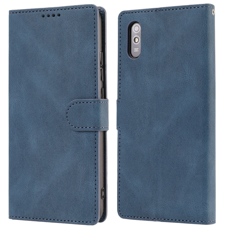 For Xiaomi Redmi 9A Fantasy Classic Skin-feel Calfskin Texture Magnetic Buckle Horizontal Flip PU Leather Case with Holder & Card Slot & Wallet