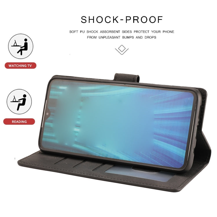 For Xiaomi Redmi Note 8 Pro Fantasy Classic Skin-feel Calfskin Texture Magnetic Buckle Horizontal Flip PU Leather Case with Holder & Card Slot & Wallet