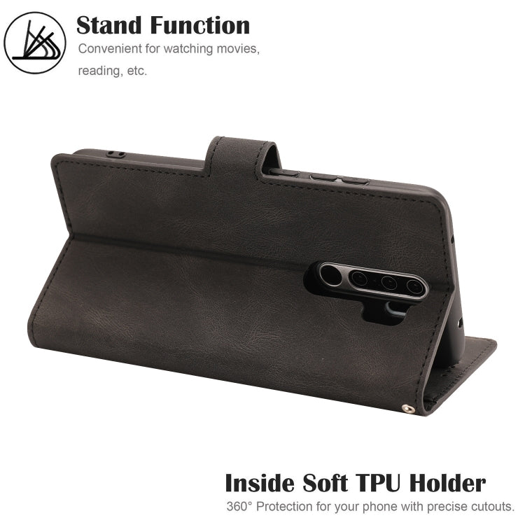 For Xiaomi Redmi Note 8 Pro Fantasy Classic Skin-feel Calfskin Texture Magnetic Buckle Horizontal Flip PU Leather Case with Holder & Card Slot & Wallet