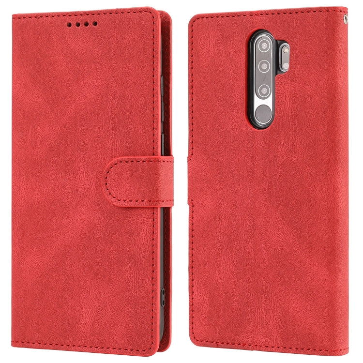 For Xiaomi Redmi Note 8 Pro Fantasy Classic Skin-feel Calfskin Texture Magnetic Buckle Horizontal Flip PU Leather Case with Holder & Card Slot & Wallet