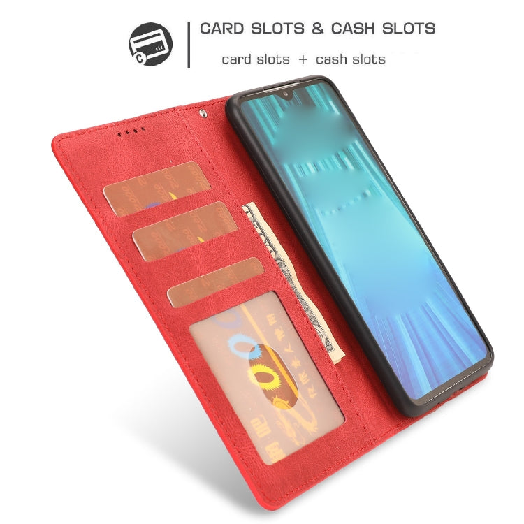 For Xiaomi Redmi Note 8 Pro Fantasy Classic Skin-feel Calfskin Texture Magnetic Buckle Horizontal Flip PU Leather Case with Holder & Card Slot & Wallet