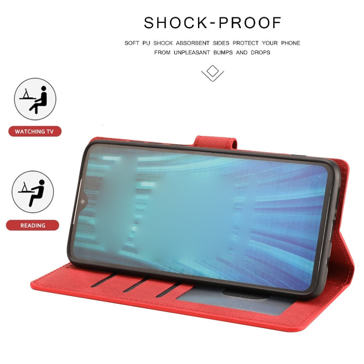 For Xiaomi Redmi Note 8 Pro Fantasy Classic Skin-feel Calfskin Texture Magnetic Buckle Horizontal Flip PU Leather Case with Holder & Card Slot & Wallet