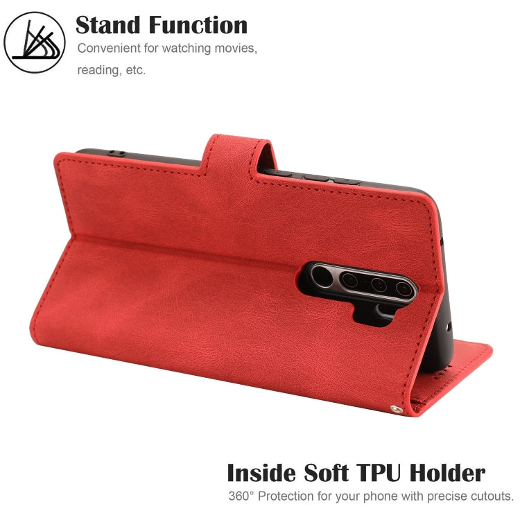 For Xiaomi Redmi Note 8 Pro Fantasy Classic Skin-feel Calfskin Texture Magnetic Buckle Horizontal Flip PU Leather Case with Holder & Card Slot & Wallet