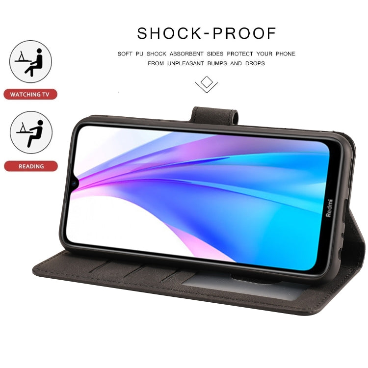 For Xiaomi Redmi Note 8T Fantasy Classic Skin-feel Calfskin Texture Magnetic Buckle Horizontal Flip PU Leather Case with Holder & Card Slot & Wallet