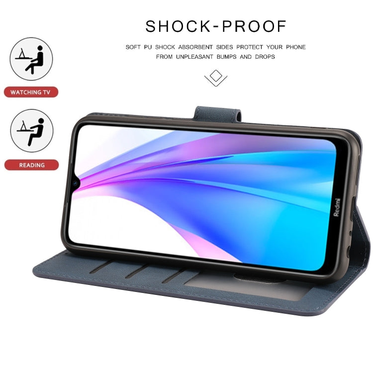 For Xiaomi Redmi Note 8T Fantasy Classic Skin-feel Calfskin Texture Magnetic Buckle Horizontal Flip PU Leather Case with Holder & Card Slot & Wallet