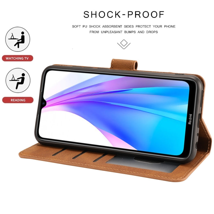 For Xiaomi Redmi Note 8T Fantasy Classic Skin-feel Calfskin Texture Magnetic Buckle Horizontal Flip PU Leather Case with Holder & Card Slot & Wallet