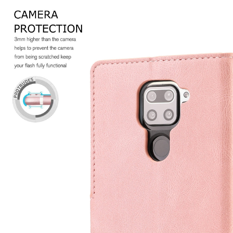 For Xiaomi Redmi Note 9 Fantasy Classic Skin-feel Calfskin Texture Magnetic Buckle Horizontal Flip PU Leather Case with Holder & Card Slot & Wallet