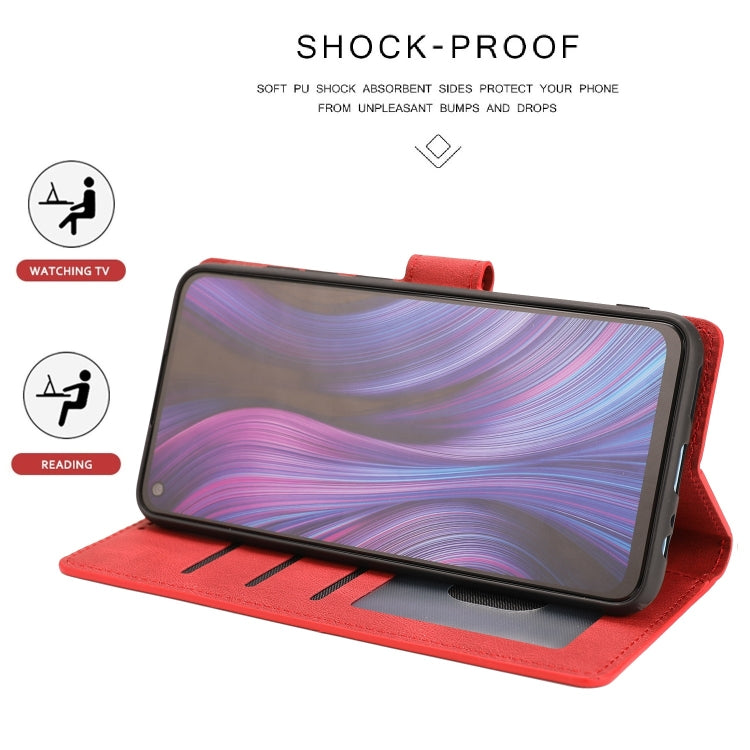 For Xiaomi Redmi Note 9 Fantasy Classic Skin-feel Calfskin Texture Magnetic Buckle Horizontal Flip PU Leather Case with Holder & Card Slot & Wallet