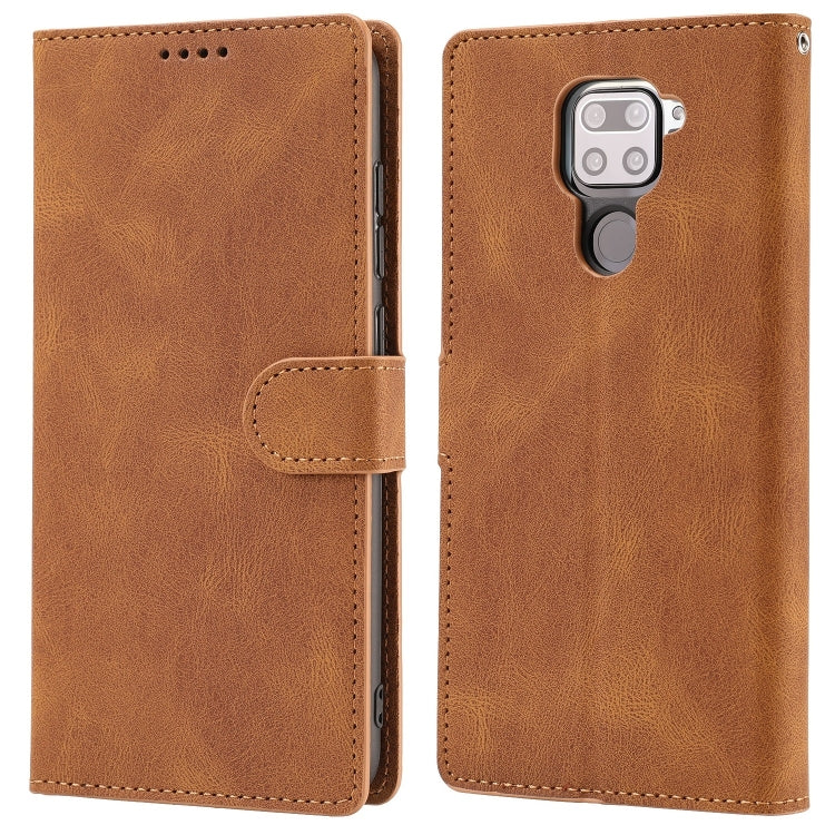For Xiaomi Redmi Note 9 Fantasy Classic Skin-feel Calfskin Texture Magnetic Buckle Horizontal Flip PU Leather Case with Holder & Card Slot & Wallet