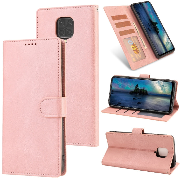 For Xiaomi Redmi Note 9 Pro Fantasy Classic Skin-feel Calfskin Texture Magnetic Buckle Horizontal Flip PU Leather Case with Holder & Card Slot & Wallet