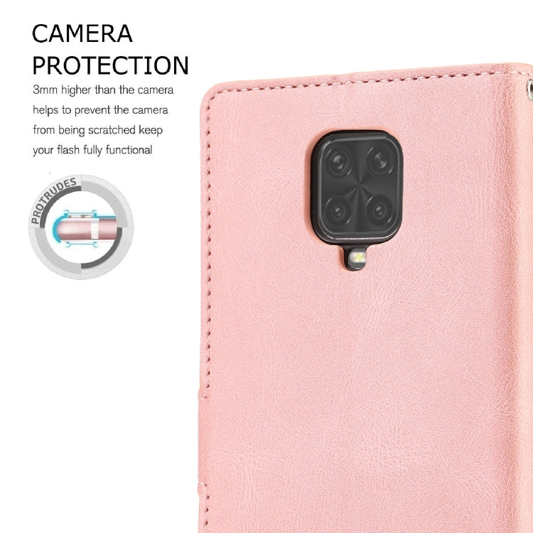 For Xiaomi Redmi Note 9 Pro Fantasy Classic Skin-feel Calfskin Texture Magnetic Buckle Horizontal Flip PU Leather Case with Holder & Card Slot & Wallet