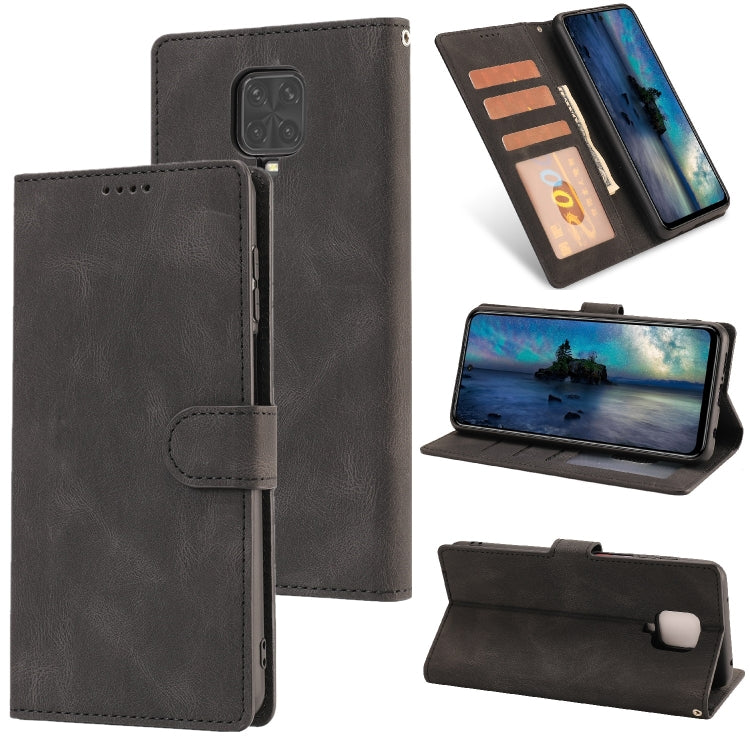 For Xiaomi Redmi Note 9 Pro Fantasy Classic Skin-feel Calfskin Texture Magnetic Buckle Horizontal Flip PU Leather Case with Holder & Card Slot & Wallet