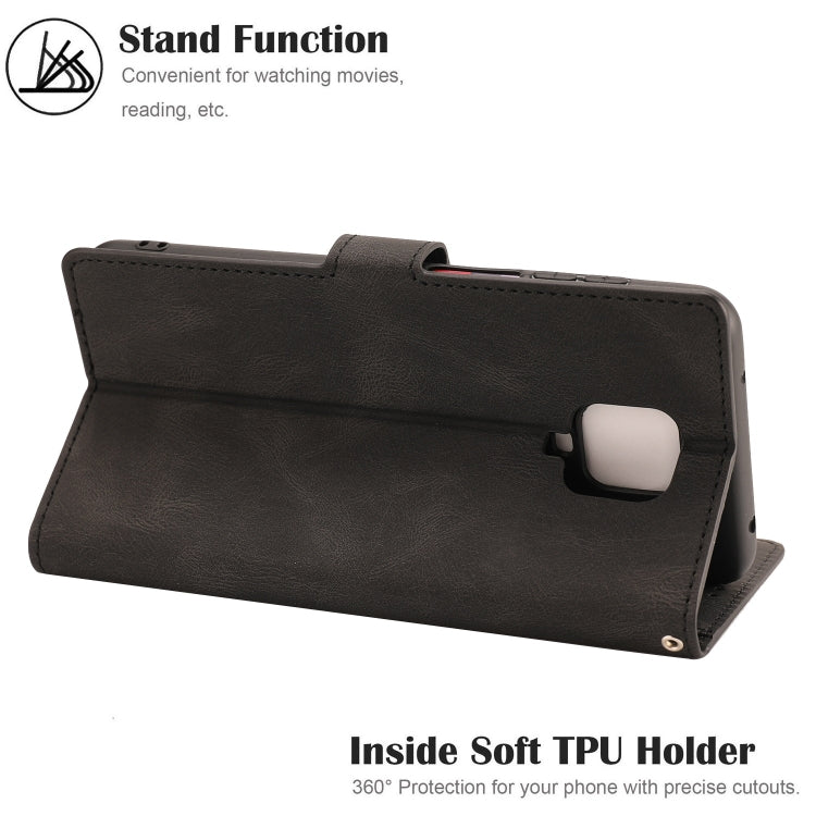 For Xiaomi Redmi Note 9 Pro Fantasy Classic Skin-feel Calfskin Texture Magnetic Buckle Horizontal Flip PU Leather Case with Holder & Card Slot & Wallet