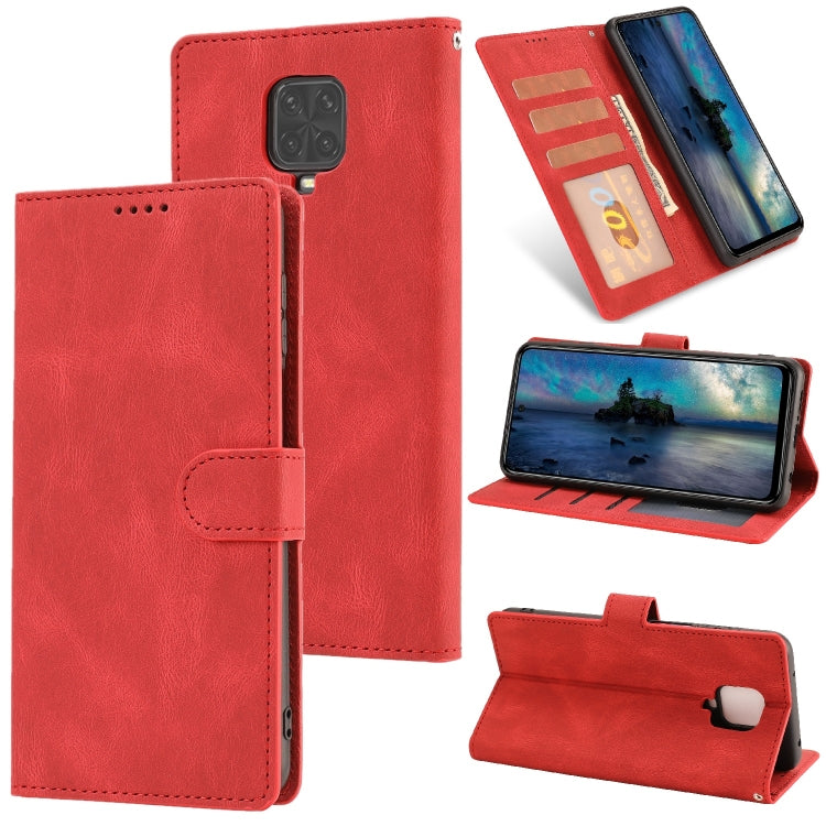 For Xiaomi Redmi Note 9 Pro Fantasy Classic Skin-feel Calfskin Texture Magnetic Buckle Horizontal Flip PU Leather Case with Holder & Card Slot & Wallet