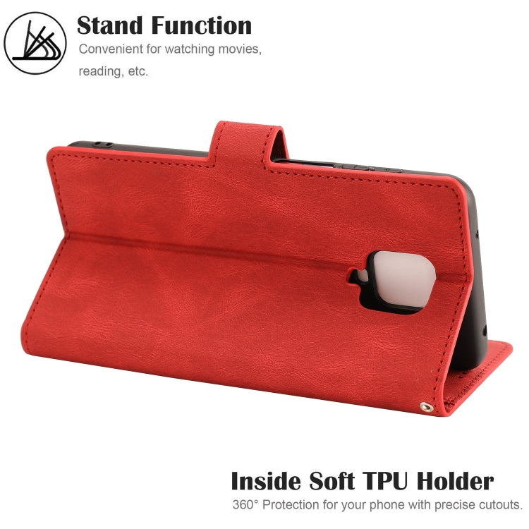 For Xiaomi Redmi Note 9 Pro Fantasy Classic Skin-feel Calfskin Texture Magnetic Buckle Horizontal Flip PU Leather Case with Holder & Card Slot & Wallet