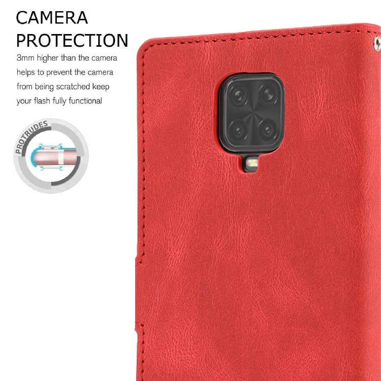 For Xiaomi Redmi Note 9 Pro Fantasy Classic Skin-feel Calfskin Texture Magnetic Buckle Horizontal Flip PU Leather Case with Holder & Card Slot & Wallet