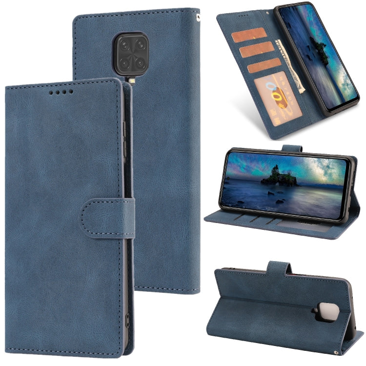 For Xiaomi Redmi Note 9 Pro Fantasy Classic Skin-feel Calfskin Texture Magnetic Buckle Horizontal Flip PU Leather Case with Holder & Card Slot & Wallet