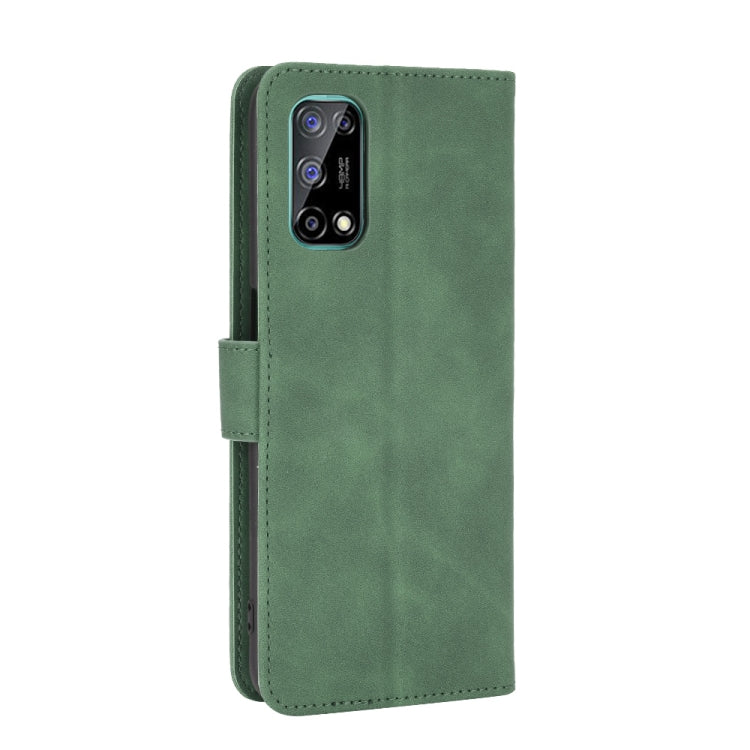 For OPPO Realme V5 / Realme Q2 Solid Color Skin Feel Magnetic Buckle Horizontal Flip Calf Texture PU Leather Case with Holder & Card Slots & Wallet