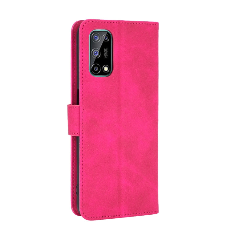 For OPPO Realme V5 / Realme Q2 Solid Color Skin Feel Magnetic Buckle Horizontal Flip Calf Texture PU Leather Case with Holder & Card Slots & Wallet