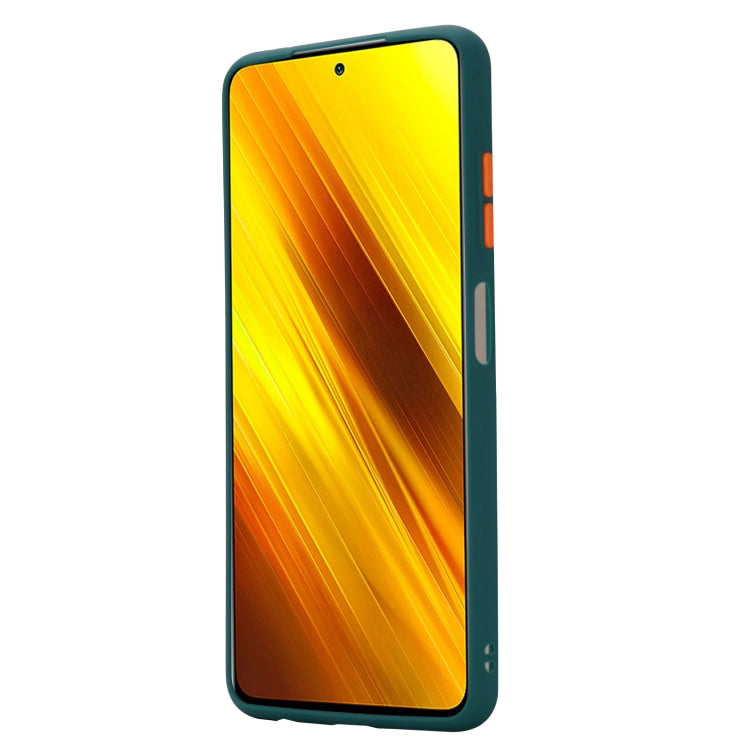 For Xiaomi Poco X3 / Poco X3 NFC Skin Hand Feeling Series Shockproof Frosted PC+ TPU Protective Case