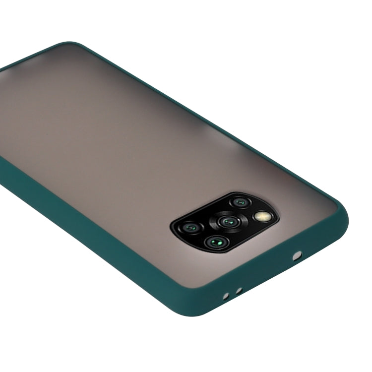 For Xiaomi Poco X3 / Poco X3 NFC Skin Hand Feeling Series Shockproof Frosted PC+ TPU Protective Case